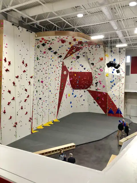 Climbing Wall at Atlas Prep