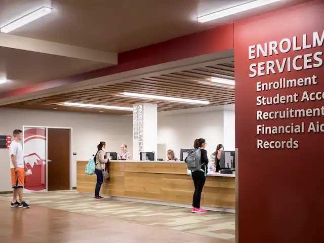New enrollment services area at Pikes Peak State College